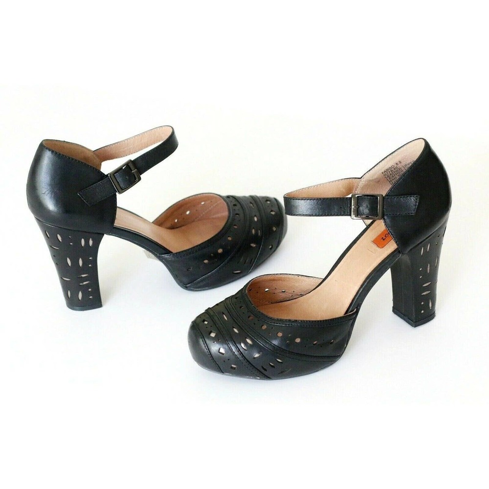 Miz Mooz Black Platform Heels